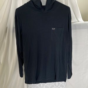 Mens Vineyard Vines Navy Blue Edgartown Long Sleeve Hoodie size small